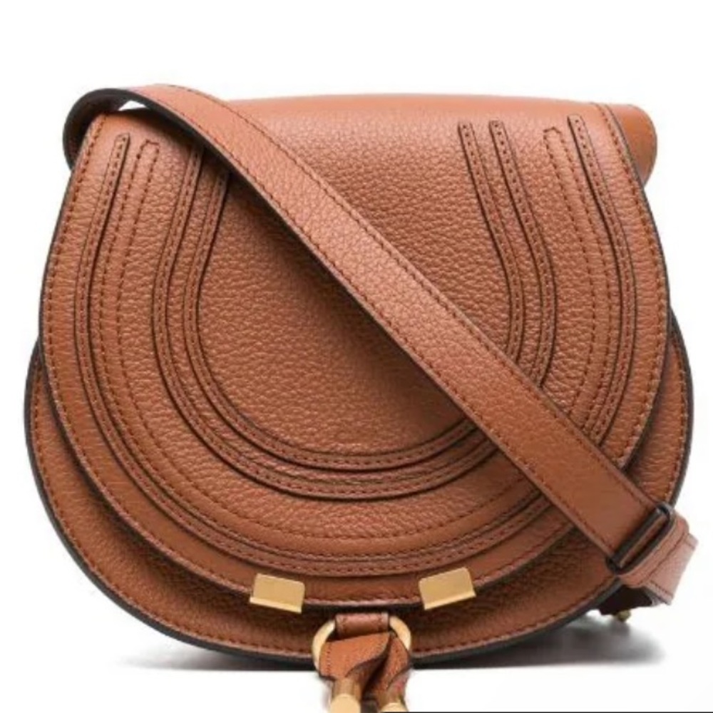Chloé
Marcie cross-body bag Salmon Pink Brown